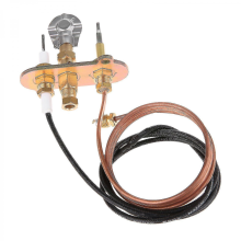 Liquefied Gas M8*1 Thermocouple And Ignition 900mm Pilot Burner Kit For Fireplacethermocouple Gas Water Heater Parts