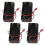4Pack 6V 4XAA Battery Container Case Holder Pack Box JST Plug Receiver 1