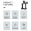 Upper Expansion Bracket for Avata 2 Action Camera Mount Adapter Fixed 5