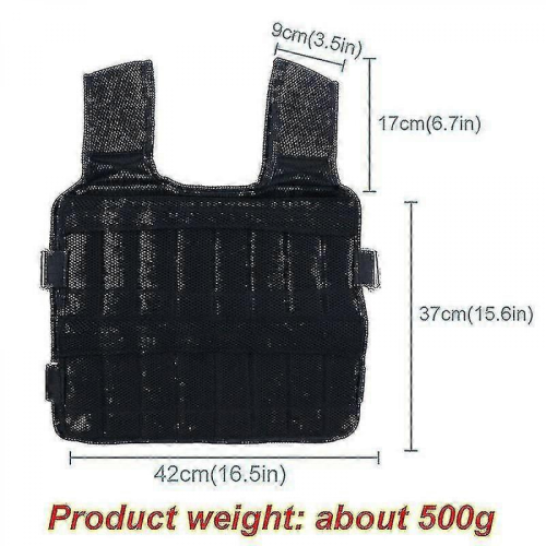 Gilet lesté ajustable 30 kg pour boxe, course et musculation. 1