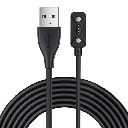1m Magnetic USB Charging Cable Charger Adapter 2Pin Power Charge Wire 2