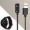 1m Magnetic USB Charging Cable Charger Adapter 2Pin Power Charge Wire 6