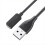 1m Magnetic USB Charging Cable Charger Adapter 2Pin Power Charge Wire 5