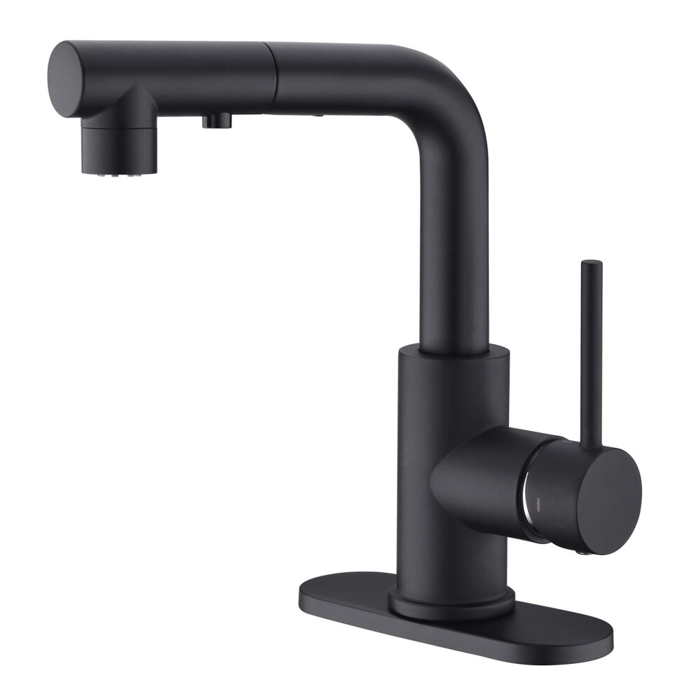 Bar Prep Bathroom Sink Faucet Pull Out Tap In Brush Nickel Wet And Mini Faucet Black 9119770420480