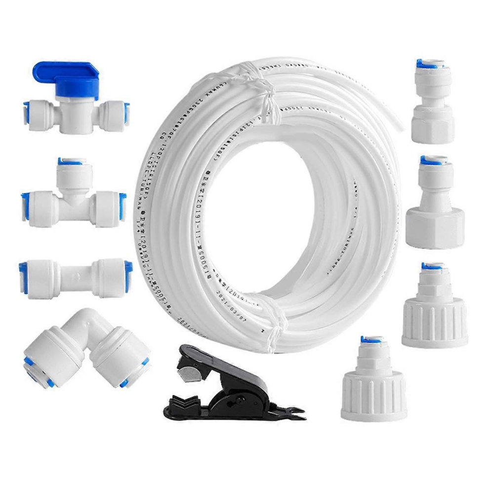 Photo Colorrefrigerator Water Line Kit Connection And Compression Ice Maker Installation Kit,Od Tubing With Qu 7057162544753