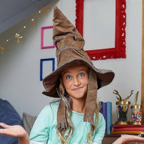 Cosplay Halloween - Wizard Hat Talking Sorting Hat - Wizarding World 2