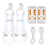 USB Rechargeable Light Bulb,Battery Backup Emergency Light Bulb,2 PCS 1