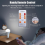 USB Rechargeable Light Bulb,Battery Backup Emergency Light Bulb,2 PCS 5