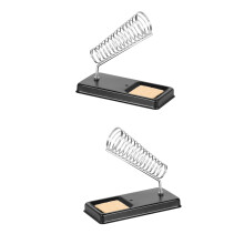 Metal Square Soldering Iron Stand,Type A Soldering Iron Holder,Welding Tool Accessory Kit for Soldering Stations (2 PACK)