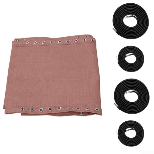 Custom Nylon Fabric Upgrade Kit for Beach Chairs, Complete with Four Essential Support Straps (Coffee)