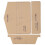 Lange Brieftasche Acryl Muster Leder Schneiden 8