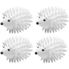 4 Pack Dryer Balls Reusable Hedgehog Fabric Softener for Soft Fluffy Clothes Reduced Wrinkles Static