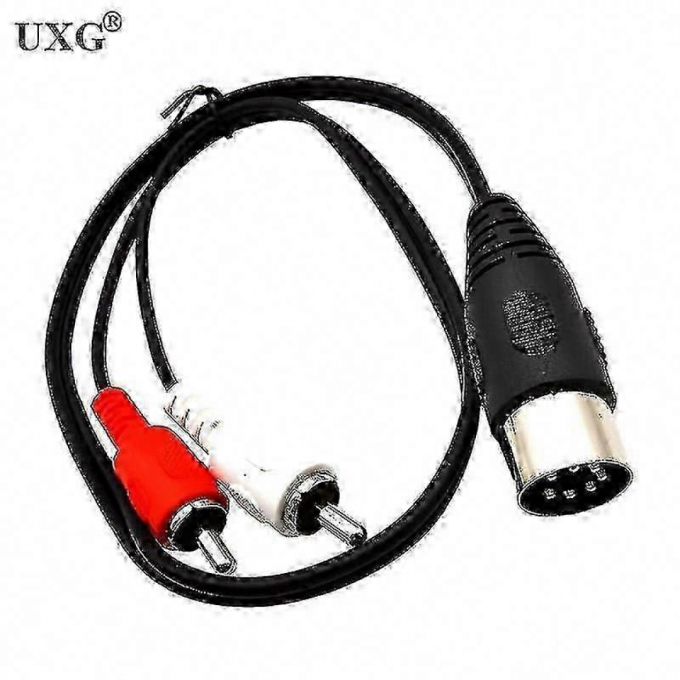 7Pin-Rca Male0.5m7 Pin Din Male To 2 Rca Male/Female Plug Adapter Cable For B&O Old Tv Equipment (50Cm/150Cm/5Ft/1.5M) 7057162553687