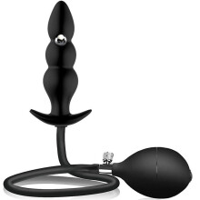 Inflatable Anal Beads, Inflatable Butt Plug Silicone Anal Plug for Adults
