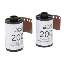 2 Pack 35mm Color Film ISO 200 for Portraits and Action Shots, Fits 135 Format Cameras