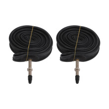 2Pack 700x23C Road Bike Tubes, Premium Valve Butyl Rubber Inner Tube Bicycle Inner Tube 700c with 2 Tyre Levers 60mm Presta Valve