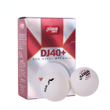 6 Pieces ABS Material DJ40 3Star Ping Pong Balls, Professional ITTF Approved 40 Table Tennis Balls for WTT Competitions, Pack of 6 Ref: 9600