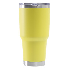 Travel Mug with Vacuum Insulation, Stainless Steel 30oz Double Wall Flask for Unmatched Temperature Retention, Powder Coated Sweat-Free Design for Out
