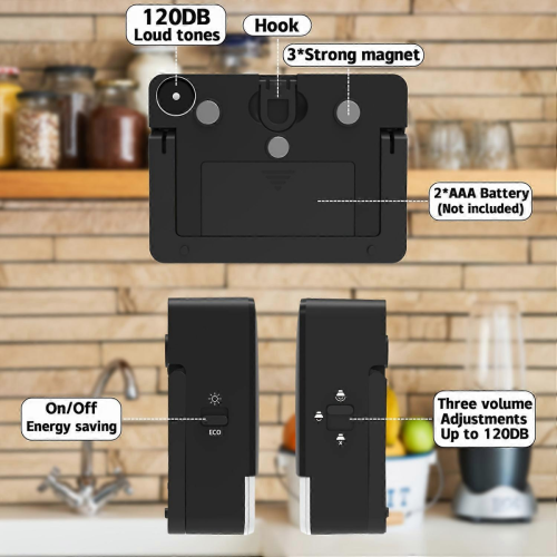 D11pc Outdoor Timer As Loud As An Alarm, Learning Countdown Timer, Kitchen Timer, Alarm Clock And Barbecue Clock 1