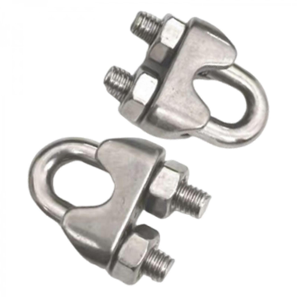 Clips For 6Mm2x Wire Rope Clamps Hardware Wires Accessories Reliable Easy To Install Cable 7057162556114