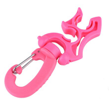 Diving Regulator Hose Holder Clip  Secure BCD Attachment for Low/High Pressure Hoses  Design for Easy Use  Ideal for Divers and Snorkelers (Pink)