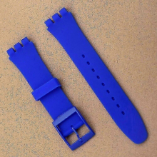 Bracelet de montre en TPU souple de 20 mm (bleu) - Compatible avec montres-bracelets