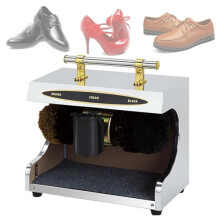 Electric Shoe Polisher with Automatic Induction Cleaning for Leather and Sneakers, Home & Public Use