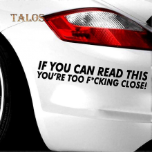 whiteFunny Cool If You Can Read This Car Decal Sticker Truck SUV Decal Decoration Car's Accessories