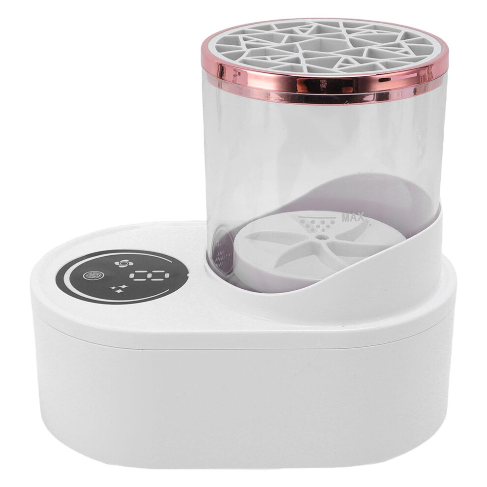 Electric Makeup Brush Cleaner Machine USB Automatic Cosmetic Washer for Foundation Brushes and Travel Use