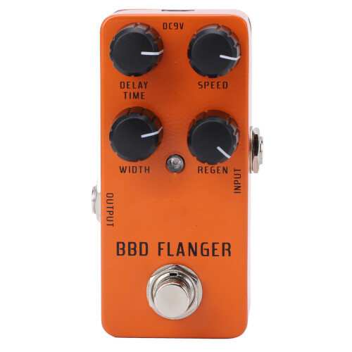 Analoges Flanger-Pedal, Mini, tragbar, für 1