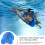 Swimming Hand Paddle, Pack of 2 with Adjustable Straps, Blue Ref: 5000 2