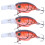 Δόλωμα Crankbait με αρθρωτή κατασκευή, αιχμηρό αγκίστρι ψαρέματος με δελεαστική 6