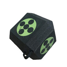 1 Piece 18 3D Targets Goal Lenses D Target Hunting Training Accessories Black
