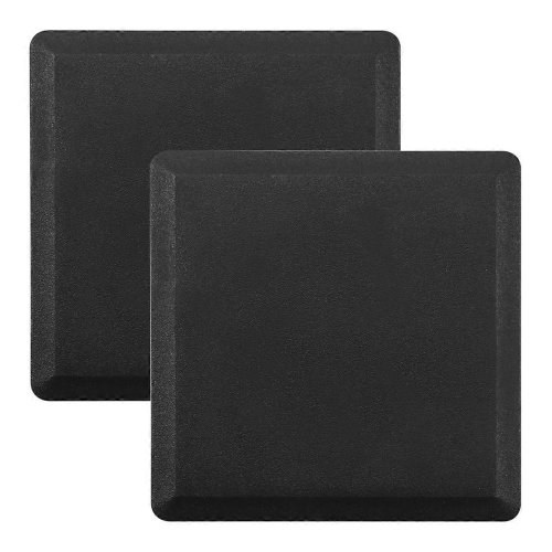 24plastic80mm x 80mm Square Plastic Caps Pipe Tube Inserts End Plug 2 Pieces