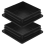 24plastic80mm x 80mm Square Plastic Caps Pipe Tube Inserts End Plug 2 Pieces 3