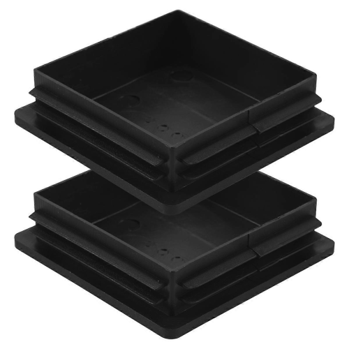 24plastic80mm x 80mm Square Plastic Caps Pipe Tube Inserts End Plug 2 Pieces 2