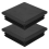 24plastic80mm x 80mm Square Plastic Caps Pipe Tube Inserts End Plug 2 Pieces 2