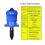 Injecteur d'engrais bleu 1-5% pour élevage, doseur chimique D 2
