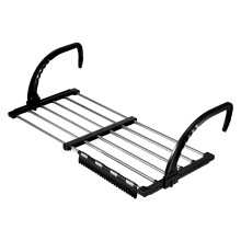 Foldable Radiator Drying Rack Stainless Steel 4272cm Extendable Clothes Hanger for Balcony Shoes Towels