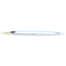 Leurre de pêche profilé, jig vertical à descente rapide, yeux simulés en 3D, design long et fin, leurre pour la pêche au thon et au bar en mer.