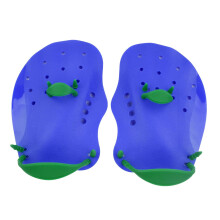 1 pair of swimming hand paddles, swimming hand f, swimming training equipment, swimming training hand paddles for professionals, dark blue M