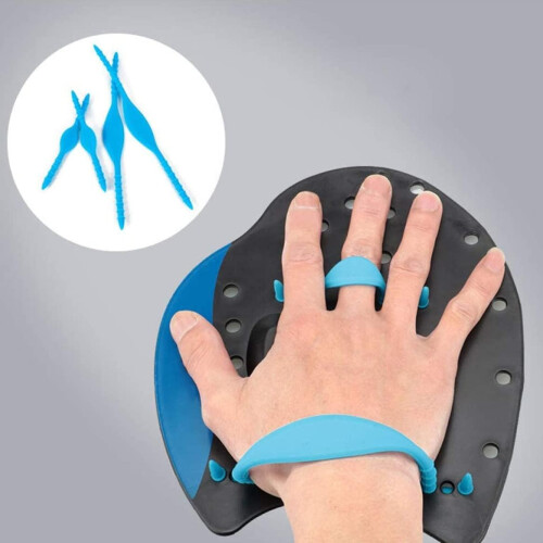 Swimming Paddle Hand, Swimming Training Hand Paddle (Blue/M) 1