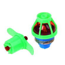 24 pcs lights SpinningTops with Gyroscope brilliant Colorful flashing SpinningTops Toys for boys girls (10x6cm)