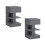 Set di 2 Comodini SoBuy Grigio, 1 Cassetto e 2 Ripiani 1