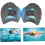 Swimming Paddle Hand Paddle Training Gloves for Beginners Adults Blue 3