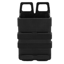 Porta-carregador de fuzil compatível com MOLLE, abertura superior, para carregadores simples, duplos e triplos. Design robusto, durável e leve para
