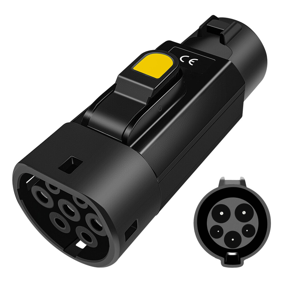 32A 220V Ev Charging Adapter Type 1 To Type 2 For Type 2 Electric Vehicles 9001264622848