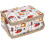 Polyester Sewing Basket with Wooden Base  Handle (Orange Needle Thread) 2