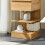 Set di 2 Comodini SoBuy Moderni con Cassetto e Ripiani 11