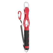 Fischhalter mit Spannungsskala, ergonomischer Angelgreifer aus Aluminiumlegierung mit rutschfestem Griff, federbelastetem Mechanismus und